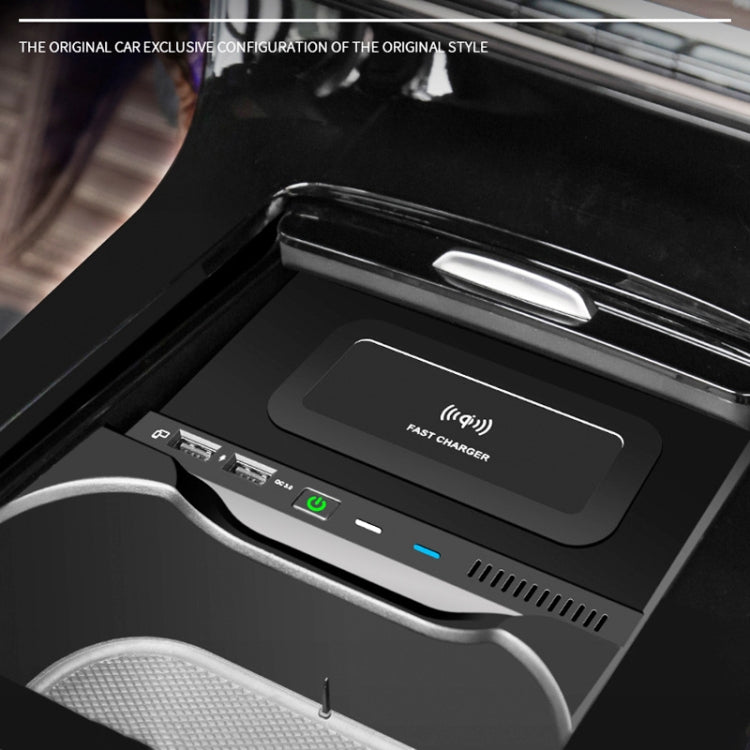 HFC-1020 Car Qi Standard Wireless Charger 10W Quick Charging for Mercedes-Benz A Class 2019-2022, Left and Right Driving, HFC-1020 HFC-1020 Car Qi Standard Wireless Charger 10W Quick Charging for Mercedes-Benz A Class 2019-2022, Left and Right Driving, HFC-1020